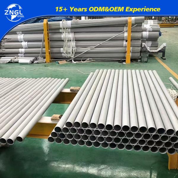Pipe en acier inoxydable laminée à chaud 304 304L 316 316L