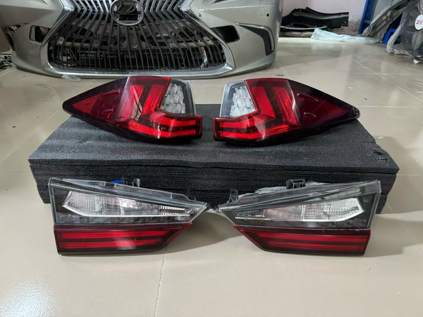 Genuine Used 2016-2023 Lexus RX200 / RX300 Rear Tail Light Assembly Set of 4