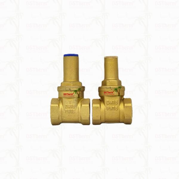 Brass Lock Gate Valve For Plumbing System Corrosion Resistance Customized Size