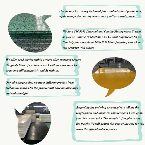 Uhmwpe Wear Resistance Polyethylene Plastic Sheets For Ground Mat