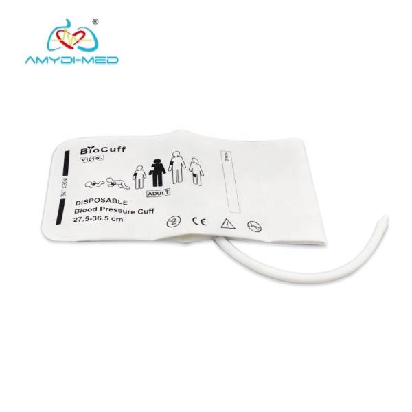 Adult Disposable NIBP Cuff Single Tube 36.5cm Non Woven Adult Nibp Cuff