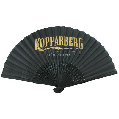 Custom Logo Eco-Friendly Bamboo Folding Hand Fan Business Wedding Gift Promotion Personalized Design Crafted Sustainable Bamboo