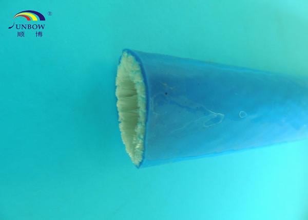 Red 100MM Silicone Resin Saturated Fiberglass Heat Resistant Sleeving Insulation