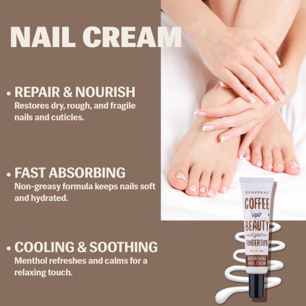 Ecoppeal Beauty Coffee Nail Care Cream Lotion