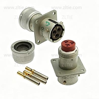 ZH23 Series Shell Size 14 3 Pin Female Socket with Simple Tail Attachment – СН