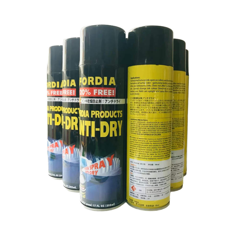 Offset Printing Chemicals Anti Dry Anti Skinning Spray For Printing Rollers