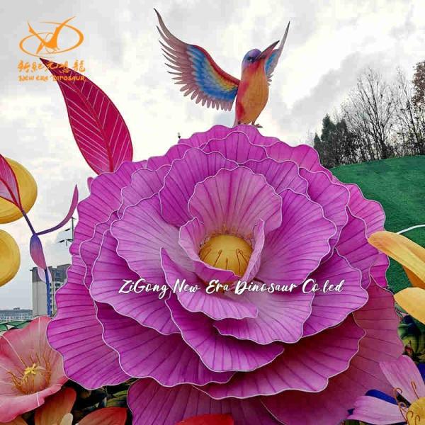 Exhibition Chinese Flower Lantern Arts Mechanical Design / Graphic Design