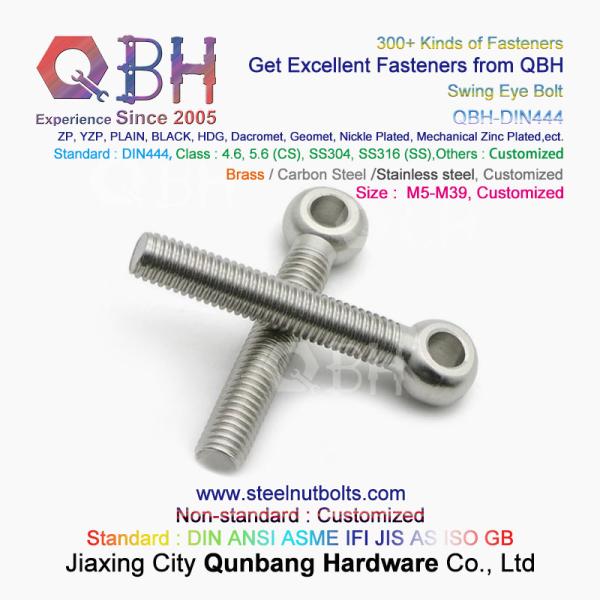 SUS 304 нержавеющей стали SS304 SS316 QBH DIN444 огболт болта глаза 316 качаний