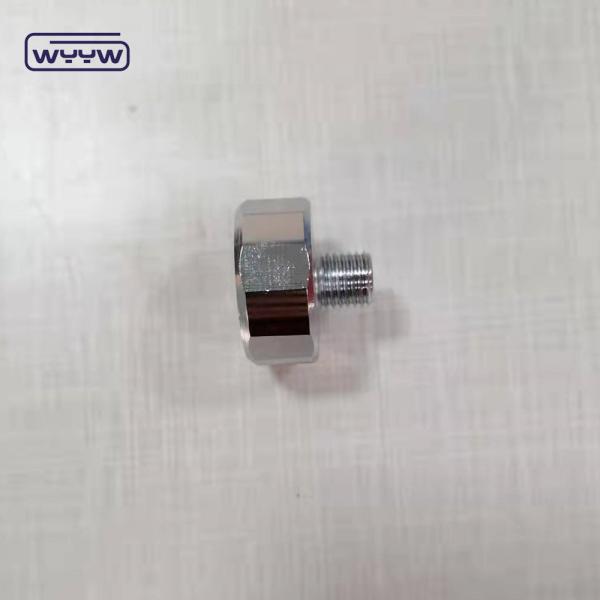 Boa qualidade de venda a quente OEM ar hexagonal latão cromado 250bar 300bar 350bar 23mm mini manômetro de pressão
