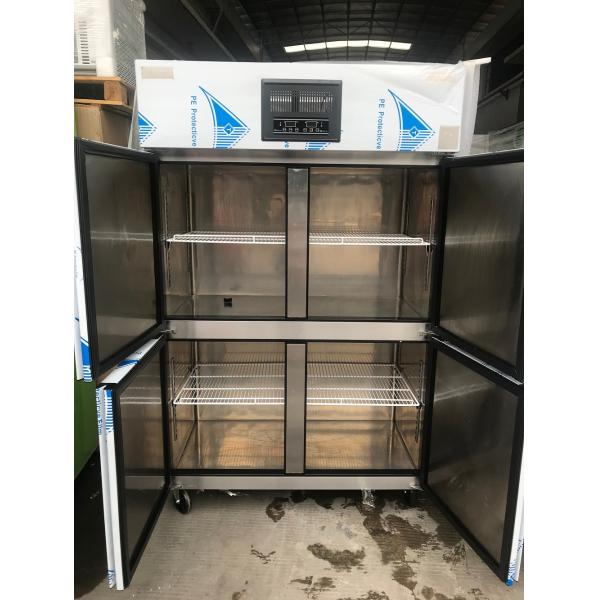 Двери двойника замораживателя рефрижерации РОХС холодильник коммерчески твердой чистосердечный для ресторанов