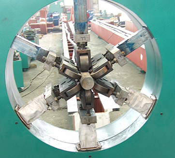 3KW 16m Steel Light Pole Welding Machine Automatic Steel Pipe 500mm