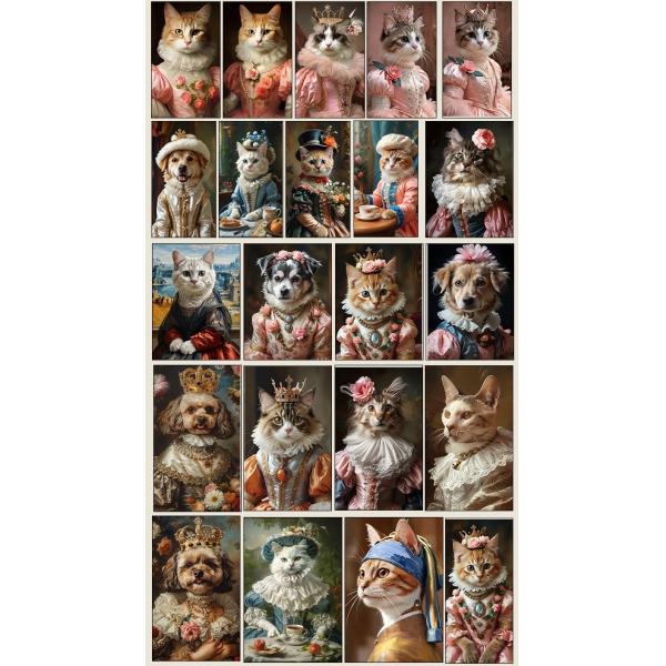 Pet Portrait Aluminum Alloy Photo Frame Customized Keepsake Souvenir for Dogs and Cats