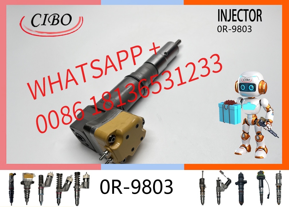 original 0R-9803 Diesel Fuel Injector for  3412 C3412 3412E Engine Truck Excavator 773D 992C D9N 375 5080 Injection Valves 232-1173 232-1168 0R9803 original new injector