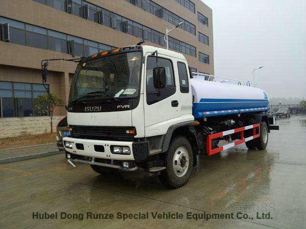 ISUZU water truck 190-240HP FVR 10,000Litres-14000Litres with  spraying monitor