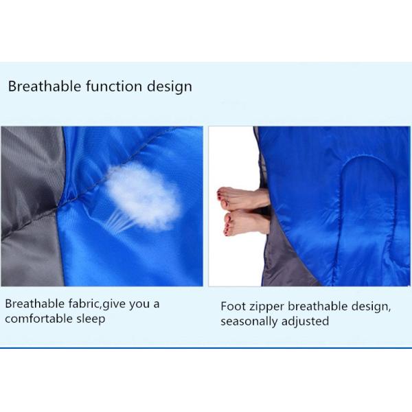 Wholesale Direct Selling Camping Splicing Sleeping Bag Outdoor indoor Autumn Winter Extended Adult Camping Sleeping Bag