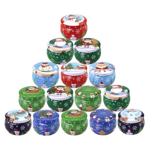 Customized Metal Environmental Friendly Tin Gift Box For Christmas Halloween Candy