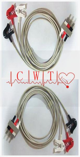 Work Well Accessories PHiliph Adult clips 3 lead M1603A In Good Shape Medical Device Hospital Equipment​