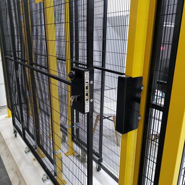 Modular Customizable Fencing Solutions Robot Safety Fence Designed To Enhance Collaboration Safety Between Humans And Robots