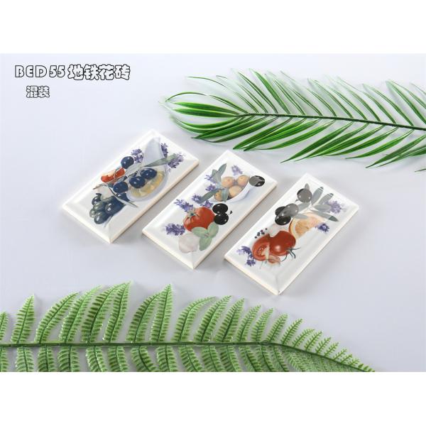 Azulejos de pared de porcelana tipo metro brillantes, cuerpo blanco, 75x152mm 150x305mm