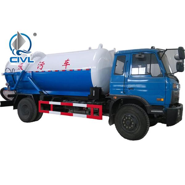 EURO II Emission 290hp Sewage Suction Truck HOWO 12000liters Sewage Suction Truck Price For Sale