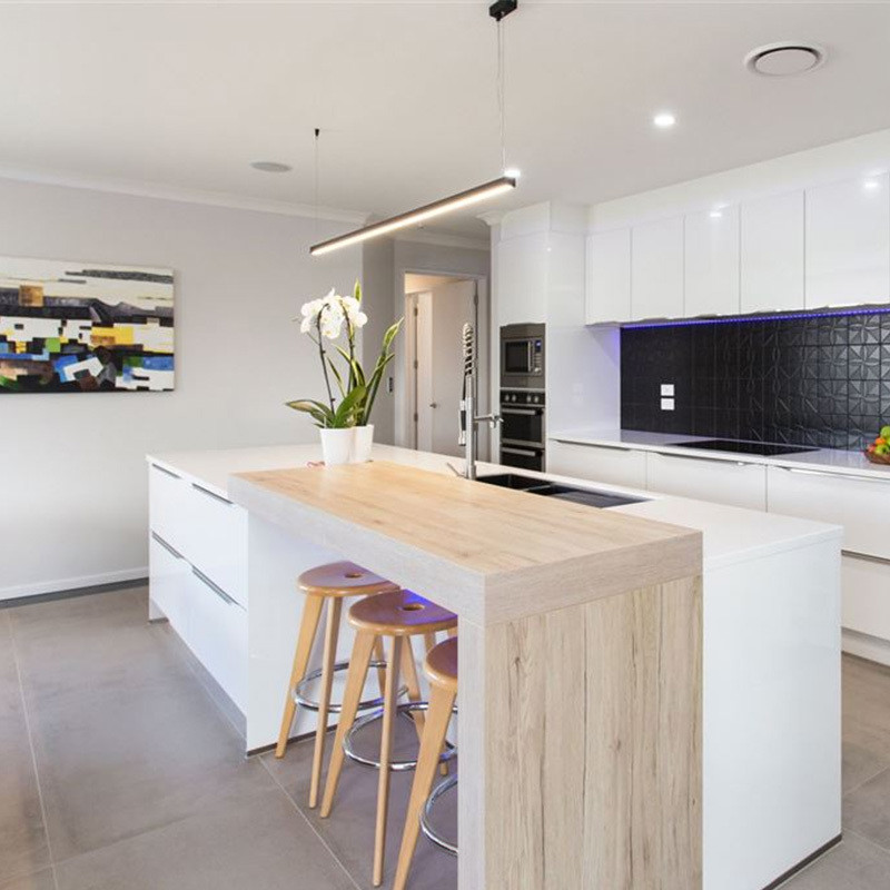 Practical Italian Furniture Modern Kitchen Storage Cabinets with RICE BOX Accessories