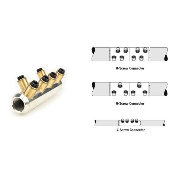 Tin plated 3M 2000T 250-350 connectors for electrical power cable splicing copper aluminum conductor