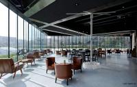 Grand pôle de vent naturel monté ventilateur extérieur résistant aux intempéries pour les parcs 5 lames