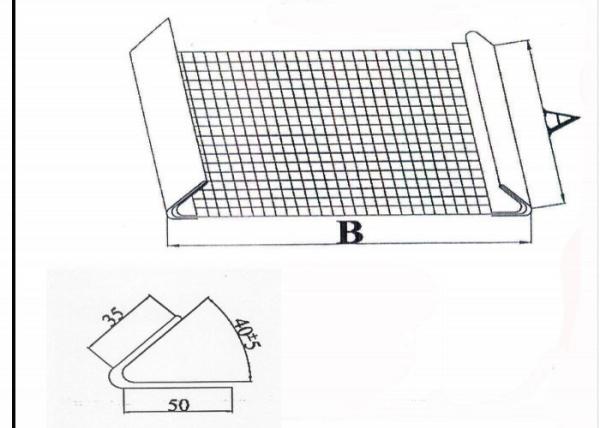 50M Vibrating Mining Wire Screen Mesh