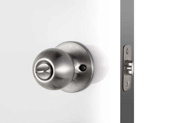 Exterior Door Cylinder Door Knobs Lock Satin Nickel Knob Lever