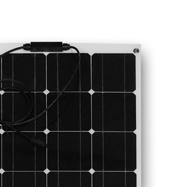 Flexible Photovoltaic Mono Cell Solar Panel 18V 110W For RV / Boat Charging Battery