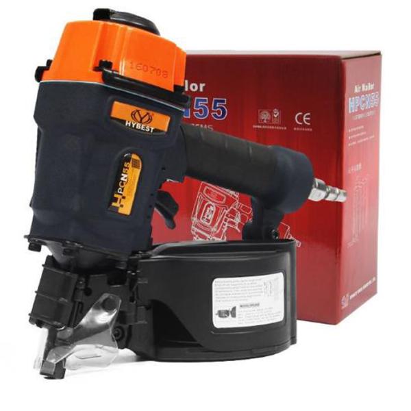 CN55 Pallet Air Forced Roofing Nail Gun Coil Nailer with Strong Capacity 290*132*283mm
