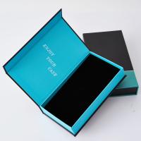 Coffret de téléphone portable à flip magnétique de luxe sur mesure boîte de fermeture papier emballage cadeau boîte de téléphone mousse