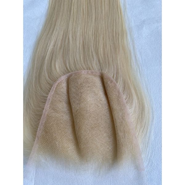 Ready Ship European Remy Hair 12A Grade Mesh Integration System Colored Lace Closure Micro-Link Sizes 3x5 3x6 5x5 6x6