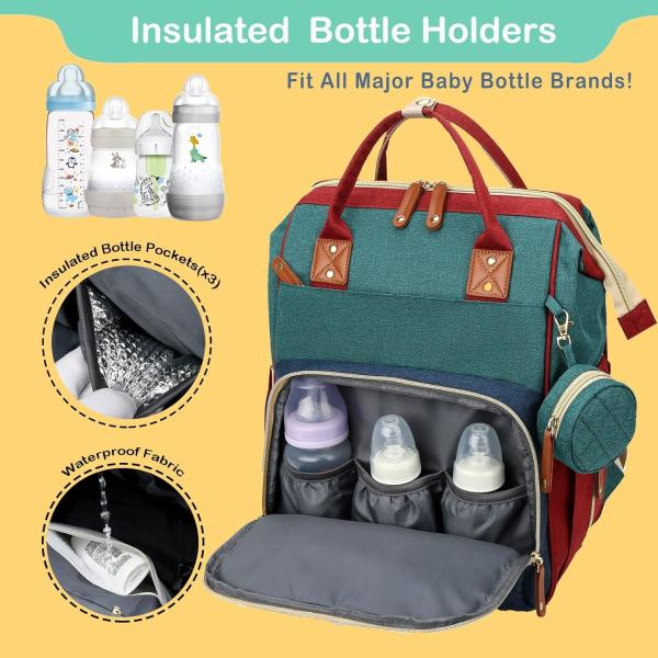 Simple Soft Waterproof Mommy Diapper Bag Lightweight Durable