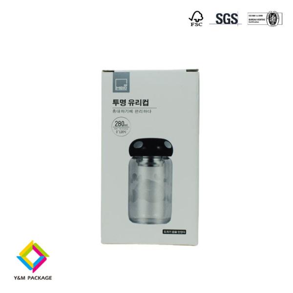 Bronzing Custom Printing Disposable Cardboard Empty Candle Tea Folding Cartons Drip Filter Coffee