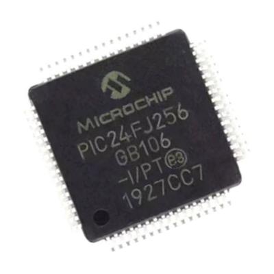 Microcontrolador do MICROCHIP PIC24FJ256GB106-I-PT TQFP64 MCU