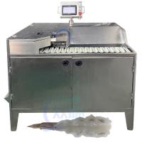 Máquina automática de exfoliación de camarones de mariposa con descascarillado de camarones Procesamiento de camarones Equipo multifuncional Camarones exfoliados e intestinados