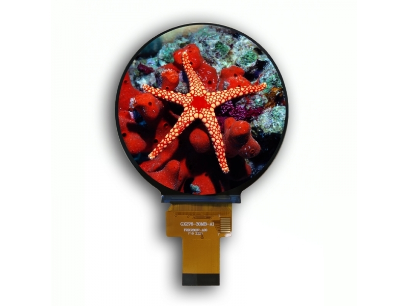 2.8 Inch Circular LCD Screen 480x480 Resolution With 30 Pin MIPI Interface