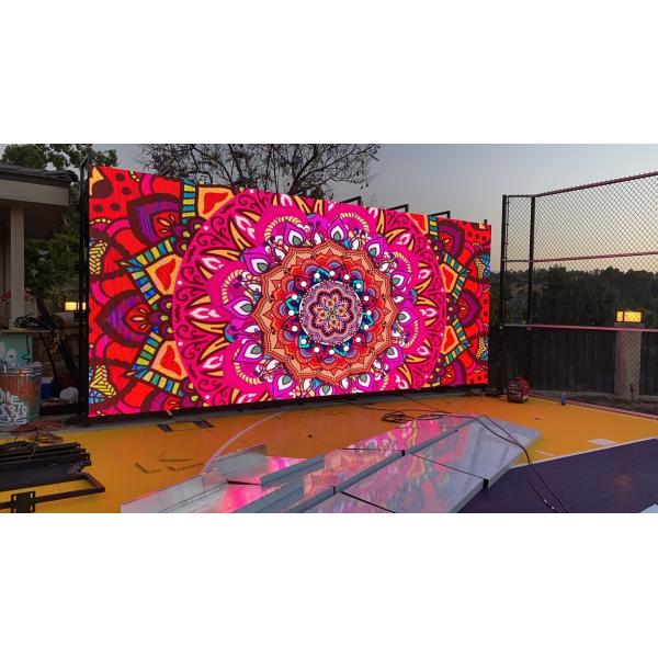 P4.81mm SMD2121 Indoor Rental LED Display 500*1000mm Cabinet