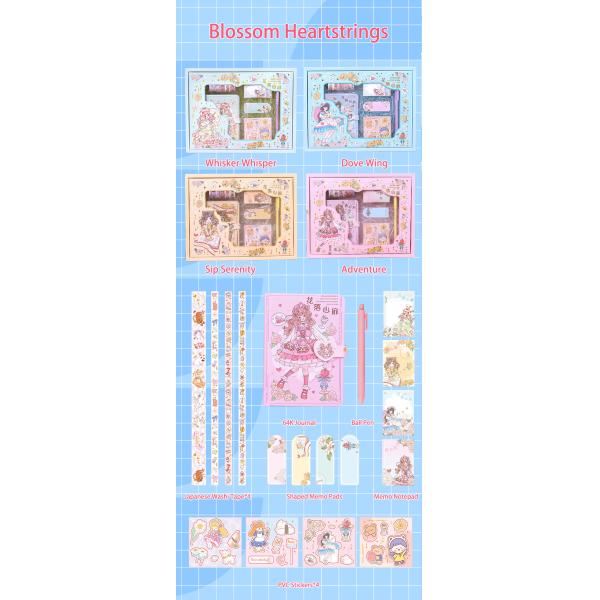 Funny Whimsical Capybara Journal Notebook Pen Gift Set for Kids