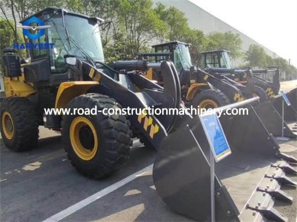China Nova carregadora de rodas dianteiras de 4 toneladas XC948 com balde de rocha de 2,4 m3