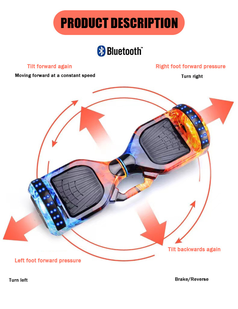 Category Two-wheel Scooter Megawheels Dubai 10 1 Wheel Eu Warehouse Mini Robot Hoverboards with ABS PC Aluminium Alloy