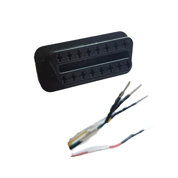 ODM Practical Motorcycle OBD Cable 12W-24W For Trucks Diagnostic