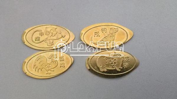 Kids Arcade Game 1 Player Penny Souvenir Coin Press Machine