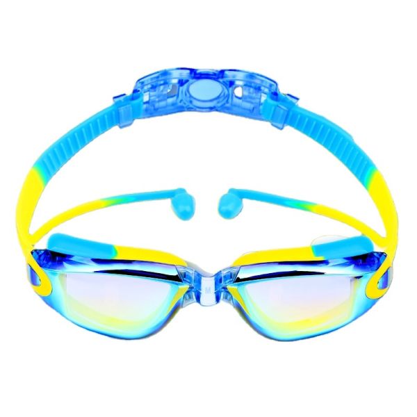 Professional PC Frame Anti Fog Children Swimming Goggles With Adjustable Strap