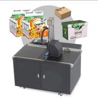 Impressora de passagem única de alta velocidade para impressão direta de embalagens em cartão ondulado, caixa de pizza, saco de papel