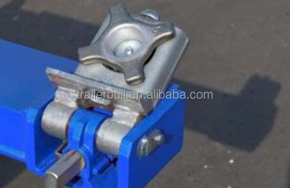 Прицеп для грузовиков 40 футов Контейнерное шасси Стальная конструкция с опциональными осями FUWA 13T x 2 шт.