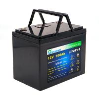 Bateria LiFePO4 portátil de 12 volts, pacote portátil de fosfato de ferro de lítio de 12 V