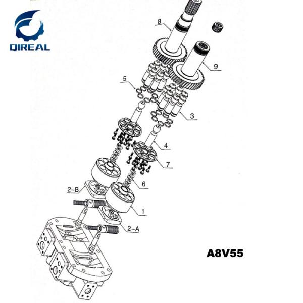 Top Quality Psvd2-21e Hydraulic Piston Pump Spares Parts