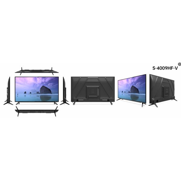 40 Inch Smart LED Television Tempered Glass Multi Language Wifi LED TV